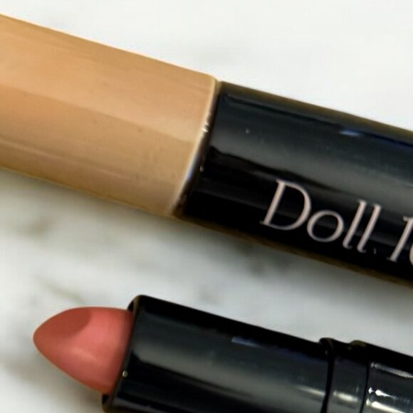 Doll 10 NEW Lipstick Lipgloss Duo in Drink in Hand & At The Beach Shades - Picture 2 of 6